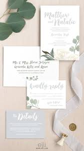 Wintry Floral Wedding Invitation Suite With White Roses Chic And Modern Wedding St Whimsical Wedding Invitations Beach Wedding Invitations Wedding Invitations