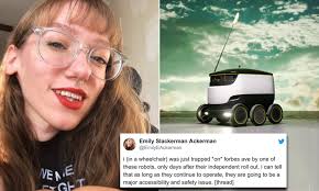 Self-driving delivery robots