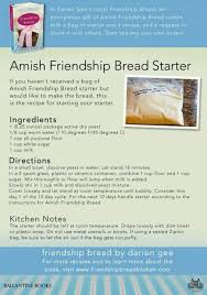 Amish Bread Starter My Mom Used To Love Making Thisit This Is So Good And You Never Lose The Amish Friendship Bread Friendship Bread Friendship Bread Starter