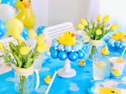 We offer free shipping on orders over $125 while saving at least 20%. Rubber Duck Baby Shower Centerpiece Fun365