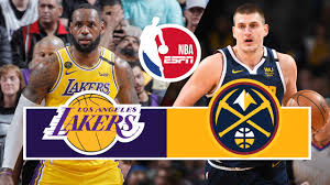 Denver nuggets' jamal murray (27) goes up for a shot as los angeles clippers' paul george defends during the second half of an nba conference. Los Angeles Lakers Vs Denver Nuggets Watch Espn
