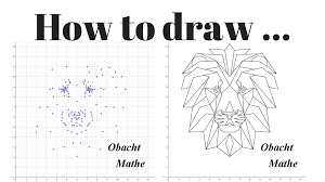 How To Draw A Lion Wie Zeichnet Man Einen Lowen Geometric Lion Geometrischer Lowe Paint By Numb Geometrischer Lowe Malen Nach Zahlen Geometrisches Tier
