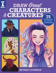 Comic books and graphic novels. Amazon Com Draw Great Characters And Creatures 75 Art Exercises For Comics And Animation 9781440300813 Johnson Beverly Books