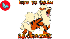 How To Draw Pokemon - Arcanine | Drawing Animals - Youtube