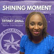 Angleton High School Teacher Wins Houston Texans Teacher Grant
