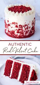 How To Make An Authentic Red Velvet Layer Cake With Cream Cheese Frosting If You Ve Been Wond Velvet Cake Recipes Red Velvet Cake Recipe Chocolate Cake Recipe