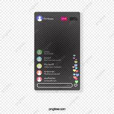 Black Instagram Live Live Border Element Black Live Broadcast Frame Png Transparent Clipart Image And Psd File For Free Download Instagram Live Instagram Logo Instagram