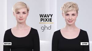 Want to give a pixie cut hairstyle a try? How To Style A Wavy Pixie Ghd Hairstyle How To Youtube