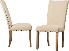 A Sophisticated Take On Industrial Chic Style This Must Have Side Chair Showcases Tan Upholstery Oversized Dining Chairs Parsons Dining Chairs Parsons Chairs