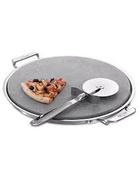 All Clad 3 Piece Pizza Stone Set Cookware Kitchen Macy S Pizza Stone Baking Stone Pizza