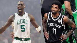 It might be a funny scene, movie quote, animation, meme or a mashup of multiple sources. Celtics Legend Garnett Calls Out Kyrie For Stomping On Logo