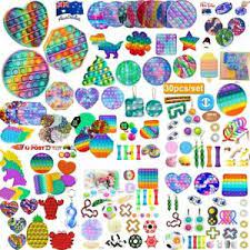 Pop Its Finger Fidget Toy Push Bubble Stress Relief Kids Pop It S Tiktok 2021 Ne Ebay