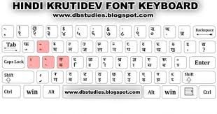 Hindi Font Krutidev Keyboard Layout Hindi Font Hindi Words Font Keyboard