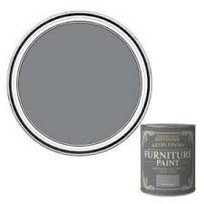 Rust Oleum Mineral Grey Satin Furniture Paint 125ml Rustoleum Painted Furniture Paint Color Choices