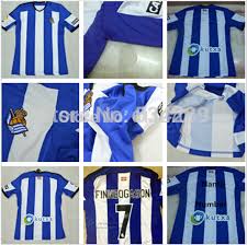 Real socidedad de football s.a.d. Real Sociedad Soccer Jersey Real Sociedad 14 15 Home A Girretxe Carlos V Canales Jersey Espa Camisetas Camiseta Football Shirts Shirt Sleeveless Shirt Collectionjersey Football Shirt Aliexpress