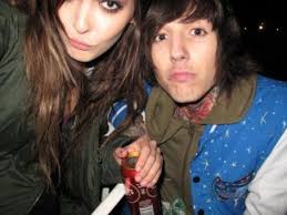 Amanda Hendrick and Oliver Sykes