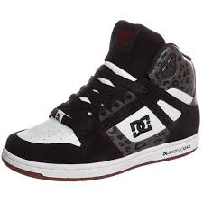 Black And Gold Dc High Tops Dc Shoes Rebound Hightop Trainers Dc Shoes Shoe Boots Shoes