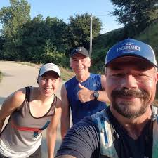 A great enjoyable run Pier to Pier today had a great sprint finish with 8yr  old Nathan 😁