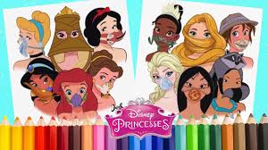 » sofia the first «. Coloring Disney Princess Rapunzel Baby Tangled Coloring Pages Youtube