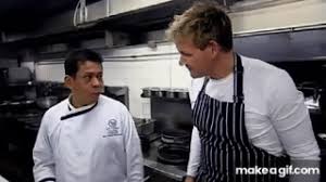 Gordon ramsay is a talented chef; Gordon Tries To Make Pad Thai Gordon Ramsay On Make A Gif