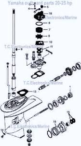 Yamaha Outboard Parts Lower Unit Drawings