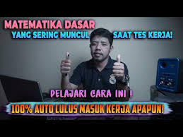 Aug 20, 2021 · august 20, 2021. Cara Mengerjakan Soal Matematika Tes Kerja Pesat Id