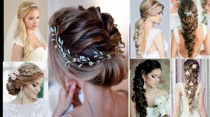 Party hairstyles styling hair for party is easy when you latest western open hairstyle with braid hair tutorial/ latest open western hairstyle for engagement. Wedding Hair Style Western Brides Youtube