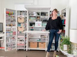 A shower caddy can be used for organizing gift wrapping supplies, card making paper, scrapbook goodies, or your favorite scissors and punches. How I Store And Organize All Of My Craft Supplies In 1 Place