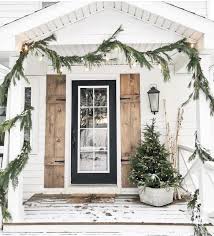 Modern Rustic Outdoor Christmas Decor Our Christmas Decor Inspiration Lark Front Porch Christmas Decor Christmas Decorations Diy Outdoor Christmas Porch