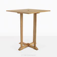 Square Bar Table New Teak Dining Furniture Bar Table Pub Furniture