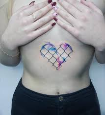 Maybe you would like to learn more about one of these? Heart Shaped Watercolor Fence Tattoo Tattoogrid Net