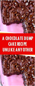 Ingredients 1 Package 3 4 Oz Jell O Chocolate Flavor Instant Pudding And Pie Chocolate Cake Mix Recipes Dump Cake Recipes Chocolate Chocolate Dump Cake