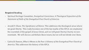 And the two ordinances of water baptism and the lord's supper. Efca Credentialing Ppt Download