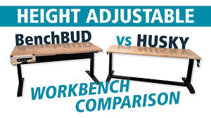 Home Depot Husky Workbench Vs Benchbud Workbench Height Adjustable Workbench Full Comparison Youtube