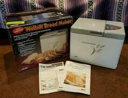 Congratulations on your recent gift or purchase of best and easiest to use bread machine in the market, the welbilt bread machine. Welbilt Bread Maker Machine Abm 350 Complete Used W Box Manuals Tested Working 79 06 Picclick Uk