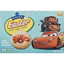 (they will harden as they cool) Pillsbury Ready To Bake Disney Cars Easter Shape Sugar Cookies 24 Ct Pantry Frick S Market
