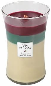 Amazon Com Woodwick Trilogy Christmas Classic Jar Candle Multi Colour Large Kitchen Dining