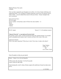 Work with others to make note cards and share them. Making Primary Note Cards Gillespie