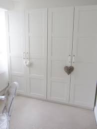 Stylish White 4 Doors Built In Ikea Wardrobe Feat White Curtain Windows And White Furnishing Themes For Ikea Wardrobe Ikea Wardrobe Closet White Bedroom Design