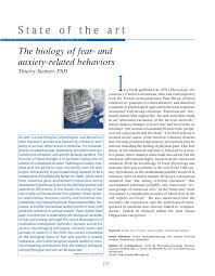 Pdf The Biology Of Fear And Anxiety Related Behaviors