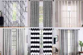 Black and white striped curtains short. 13 Black And White Striped Curtains That Will Delight You Home Decor Bliss