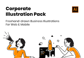  download unlimited premiere pro, after effects templates + 10000's of all digital assets. Corporate Illustration Pack 01 In Illustrations On Yellow Images Creative Store