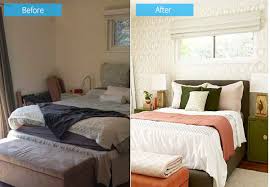 Before i started blogging full time, my husband and i worked on custom builds, repurposing furniture and thrift store makeovers. Before And After Photos Of A Moss And Coral Bedroom Makeover Home Design Lover