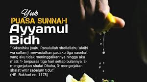 Kepada mereka yang mungkin tidak perasan, pada hari ini hingga hari khamis ini (26 hingga 28 januari 2021), kita disunatkan berpuasa hari putih. Puasa Hari Putih Umpama Puasa Sepanjang Tahun Aku Sis Lin