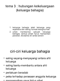 Anda sudah sering membaca atau mendengar kisah imajiner ini. Tema 3 Hubungan Kekeluargaan Keluarga Bahagia