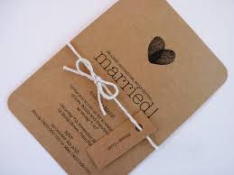 Kraft Brown Paper Wedding Invitation Custom Made By Mintconfetti 2 00 Kraft Paper Wedding Invitation Simple Wedding Invitations Kraft Paper Wedding