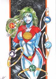 Female Version Captain Planet By Ednardo666 On Deviantart Cartoon Planets Art Captain Planet Rings
