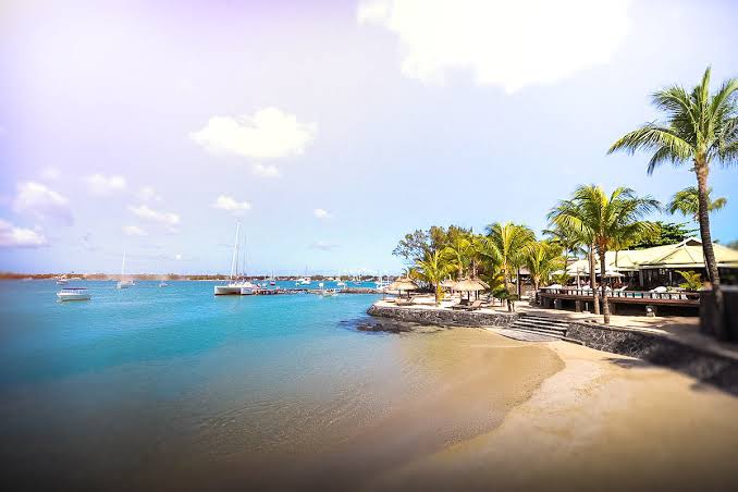 Departure point at Grand Baie Marina for speed boat tours