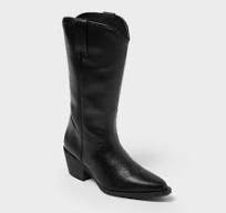 Women’s Reed Boots with Memory Foam Insole - Universal Thread™ Black 9.5