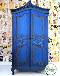 Blue Armoire By Ildiko Horvath Annie Sloan Blue Furniture Furniture Makeover Paint Furniture